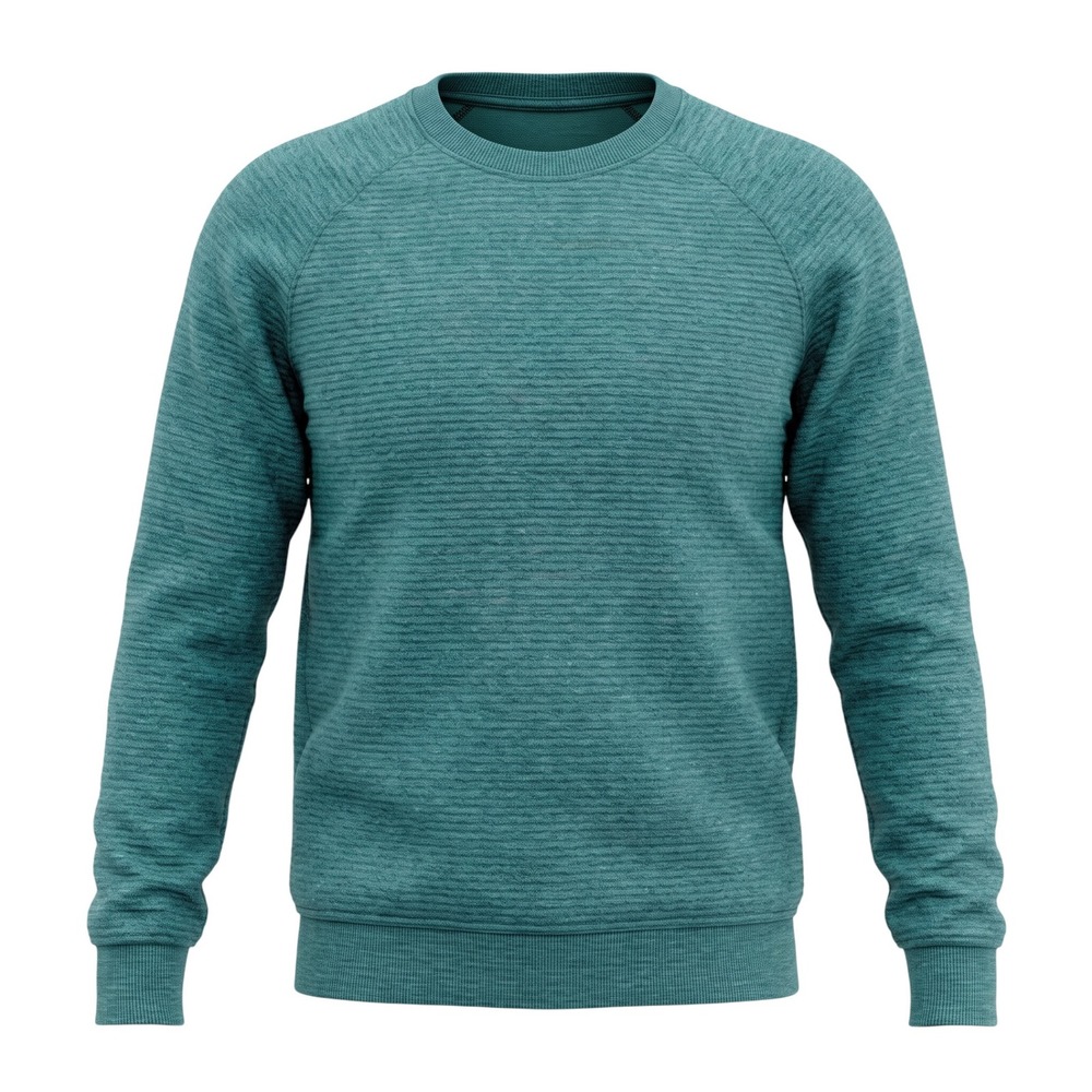 VRST Recharge Lunar Crew Sweatshirt Aqua Dust Heather UPF 50+ MAX233106 Mens S